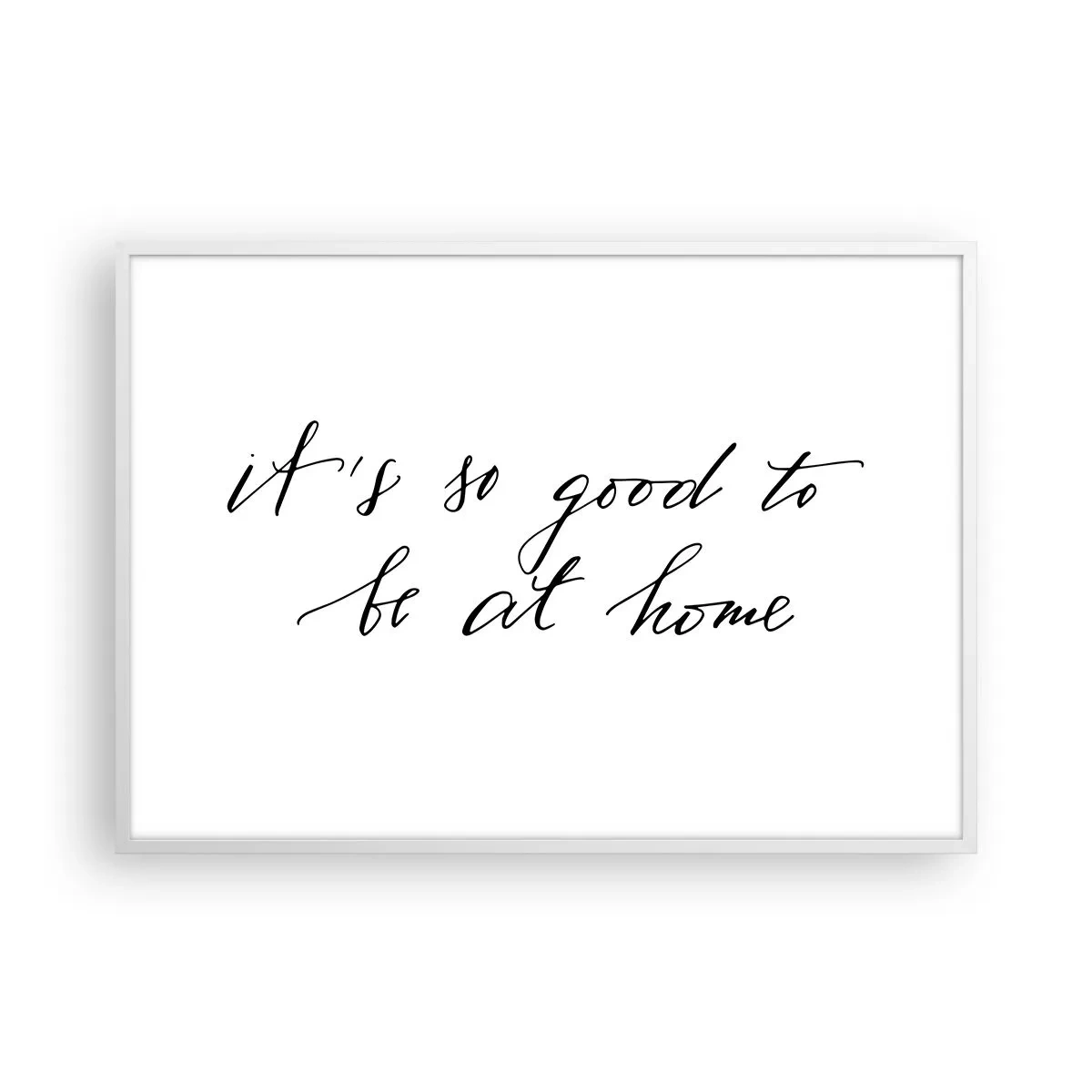 Plakát v bílém rámu - Celá pravda - 100x70 cm