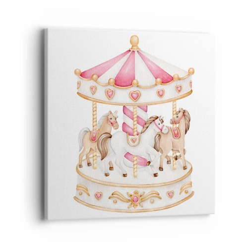 Obraz na plátně - Sladký svět dětství - 40x40 cm