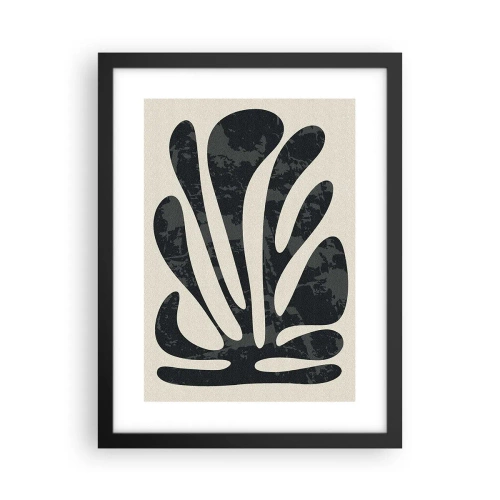 Plakát v černém rámu - Mnohoprstá abstrakce - 30x40 cm