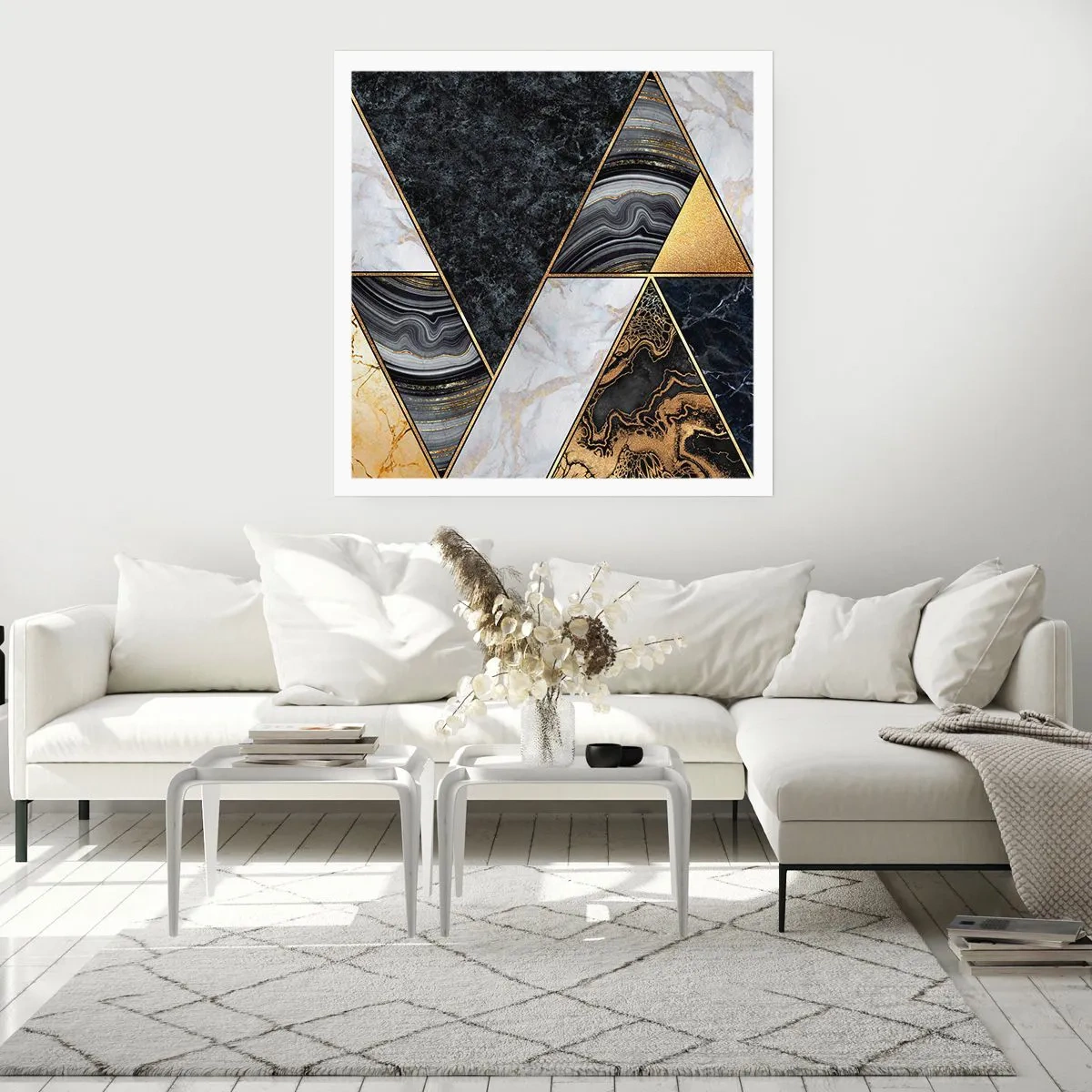 Plakát - Kámen vedle kamene - 60x60 cm