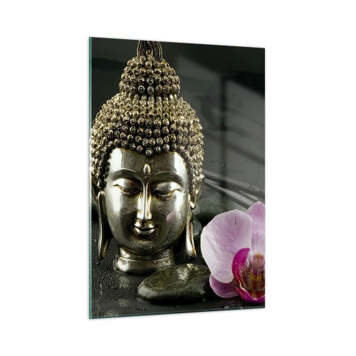 Obraz na skle - Soulad moudrosti a krásy - 50x70 cm