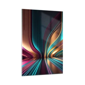 Obraz na skle - Architektura světla - 80x120 cm