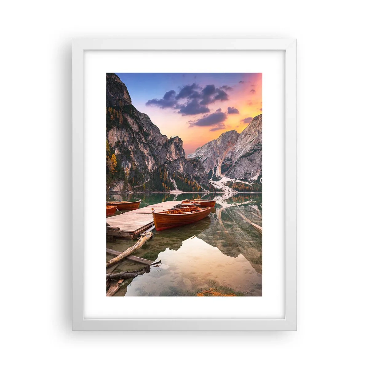 Plakát v bílém rámu - Slib dne - 30x40 cm