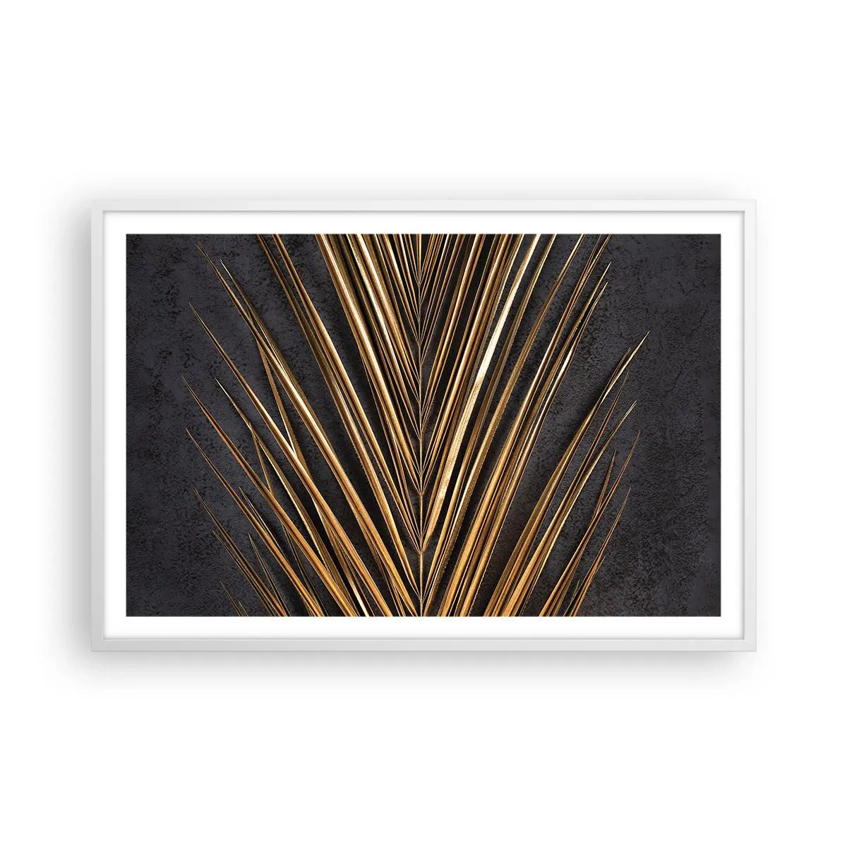 Plakát v bílém rámu - Zlato tropů - 91x61 cm