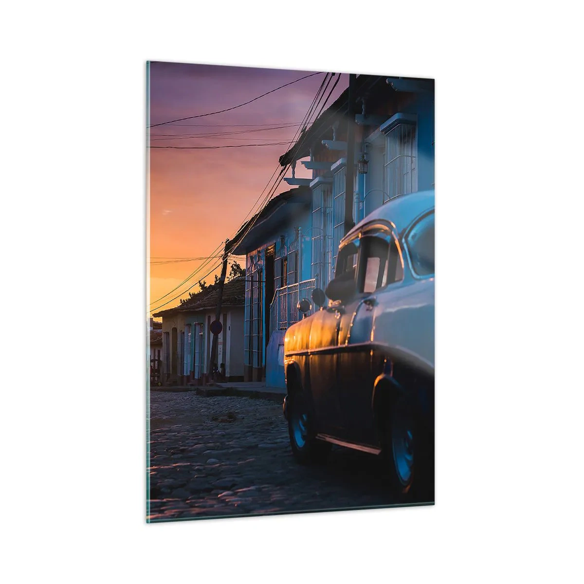 Obraz na skle - Zde se zpomaluje čas - 50x70 cm