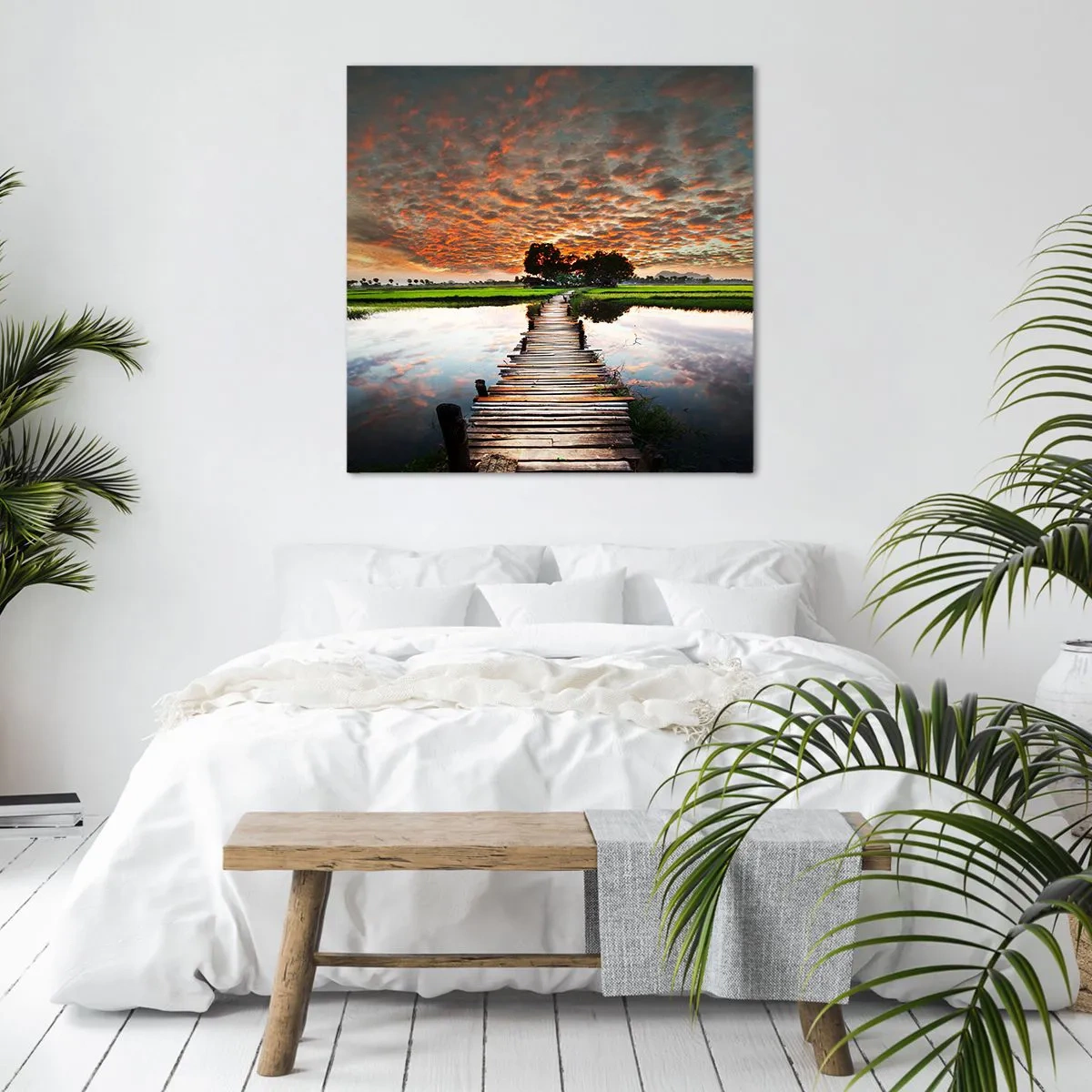 Obraz na plátně - Roztáhněte ruce - dýchejte  - 60x60 cm
