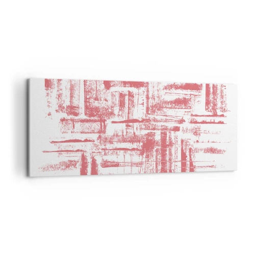 Obraz na plátně - Červené město - 100x40 cm