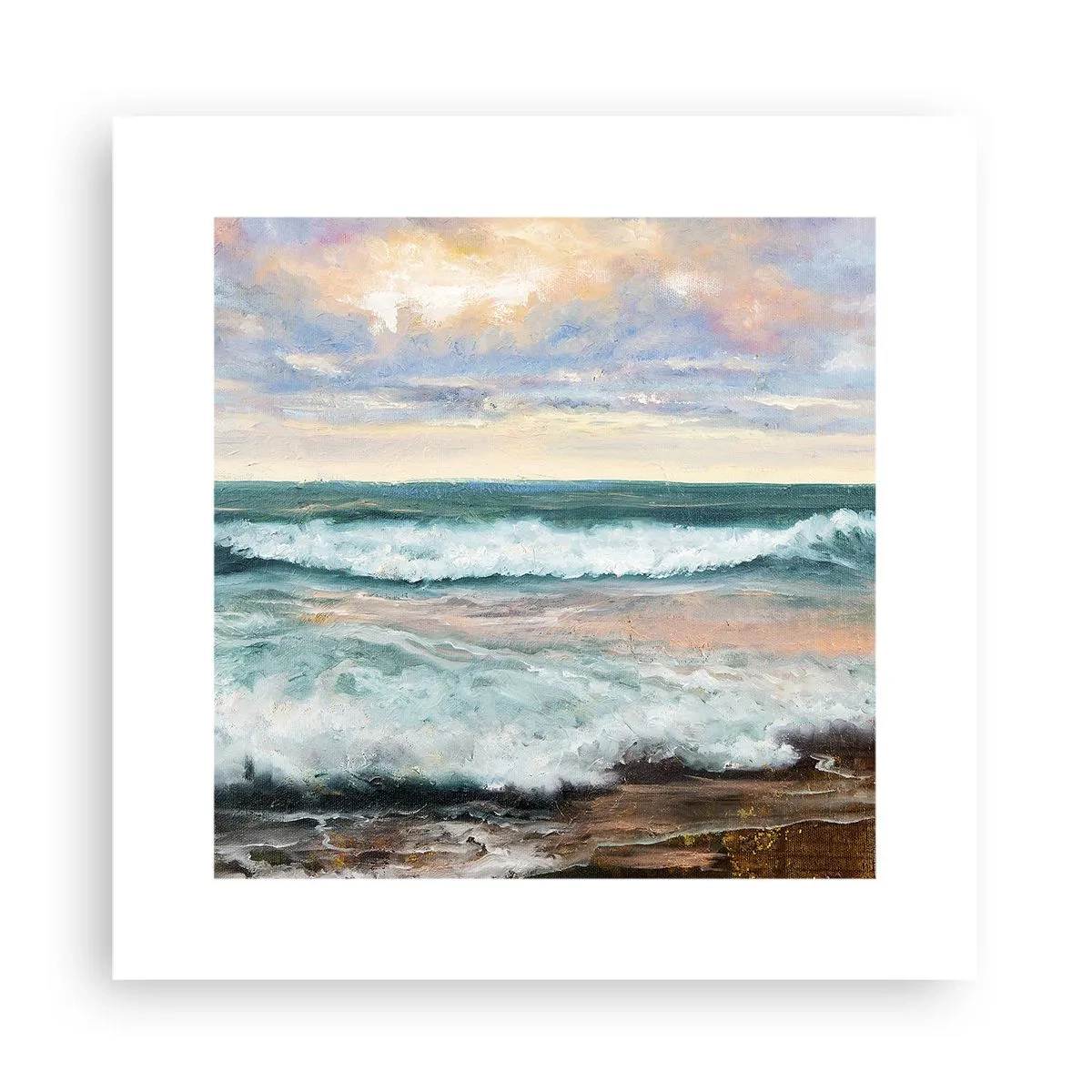 Plakát - Tady uhladíš duši - 30x30 cm