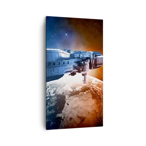 Obraz na plátně - Pozorný pozorovatel - 45x80 cm