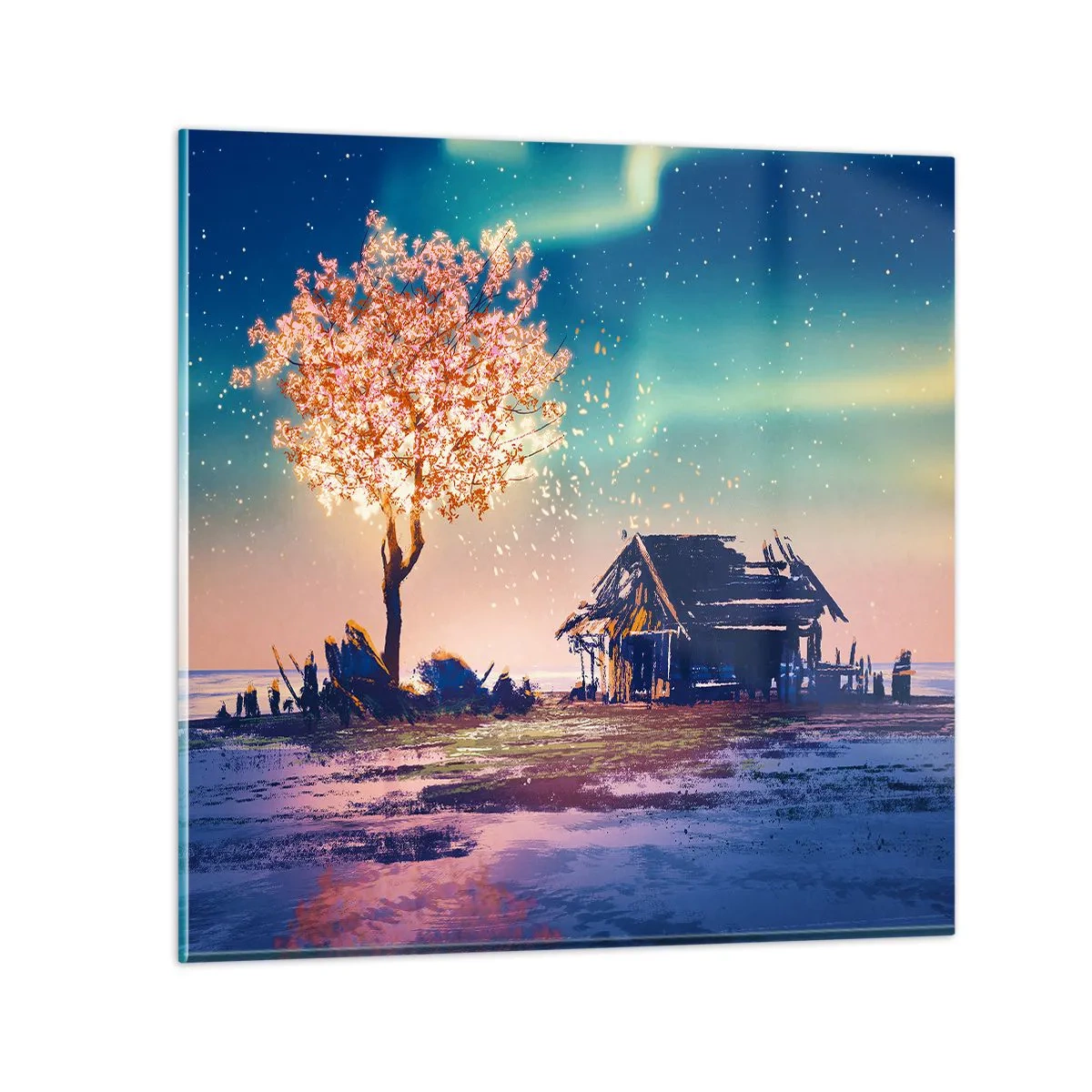 Obraz na skle - Příroda nepomíjí - 60x60 cm