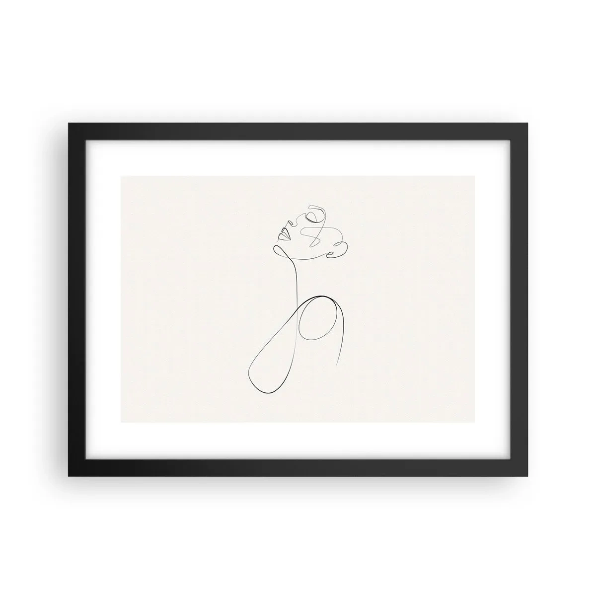 Plakát v černém rámu - Zamotaná ve snech - 40x30 cm