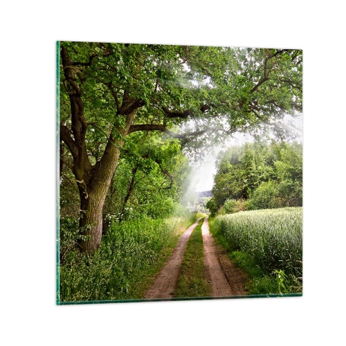 Obraz na skle - Et in Arcadia ego - 50x50 cm