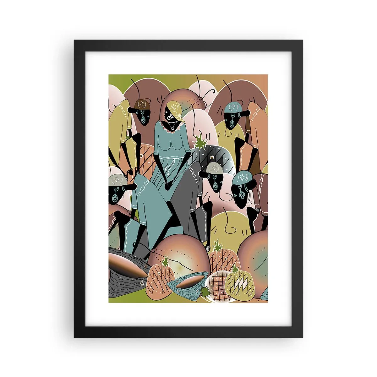 Plakát v černém rámu - Blíží se velký svátek - 30x40 cm