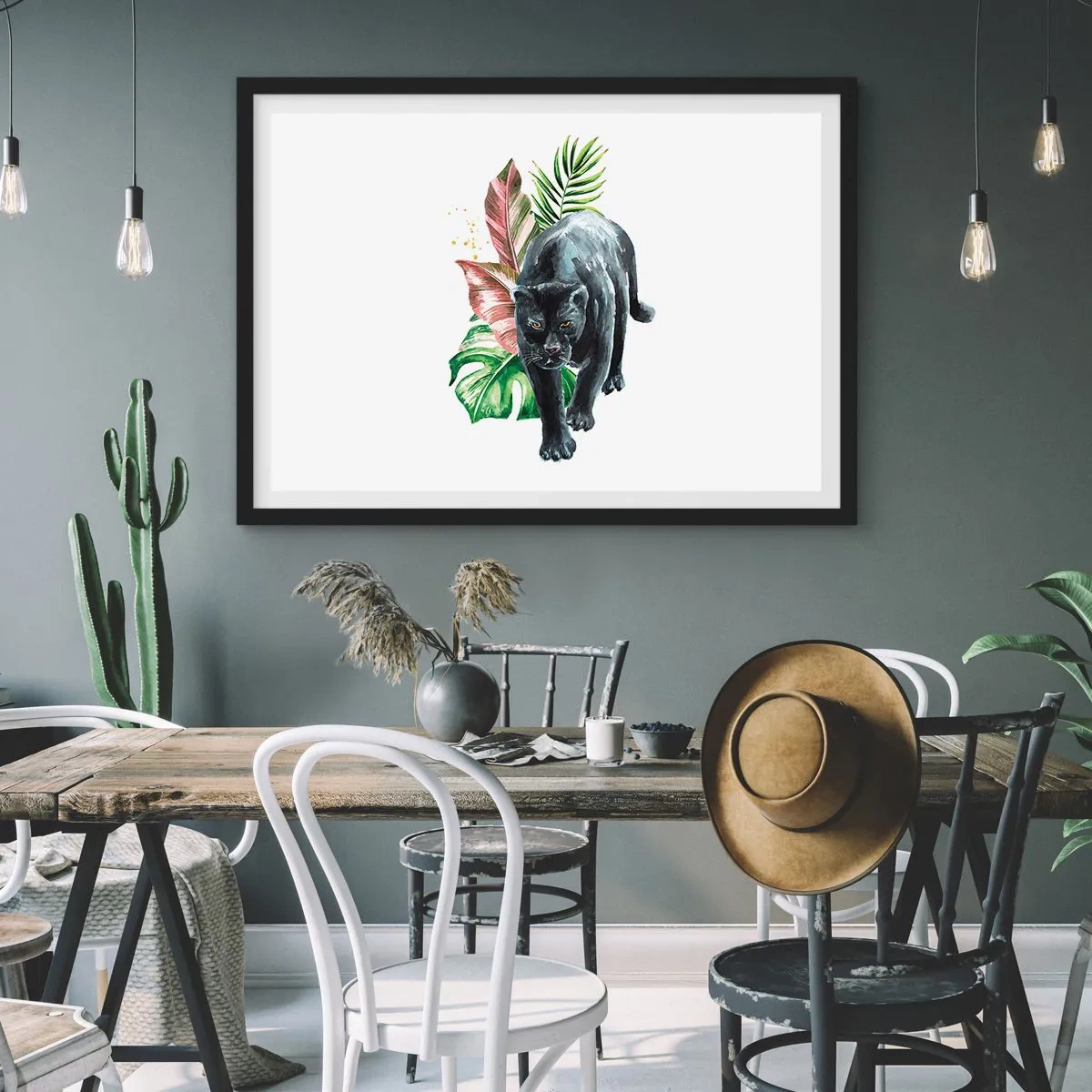 Plakát v černém rámu - Zběsilost v srdci - 100x70 cm