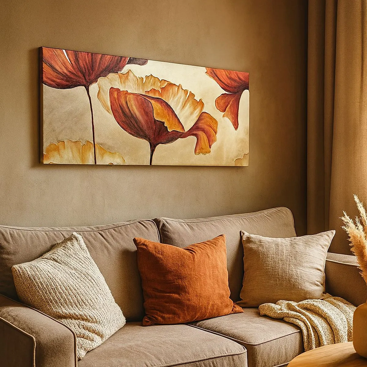 Obraz na plátně - Lán louky - 100x40 cm