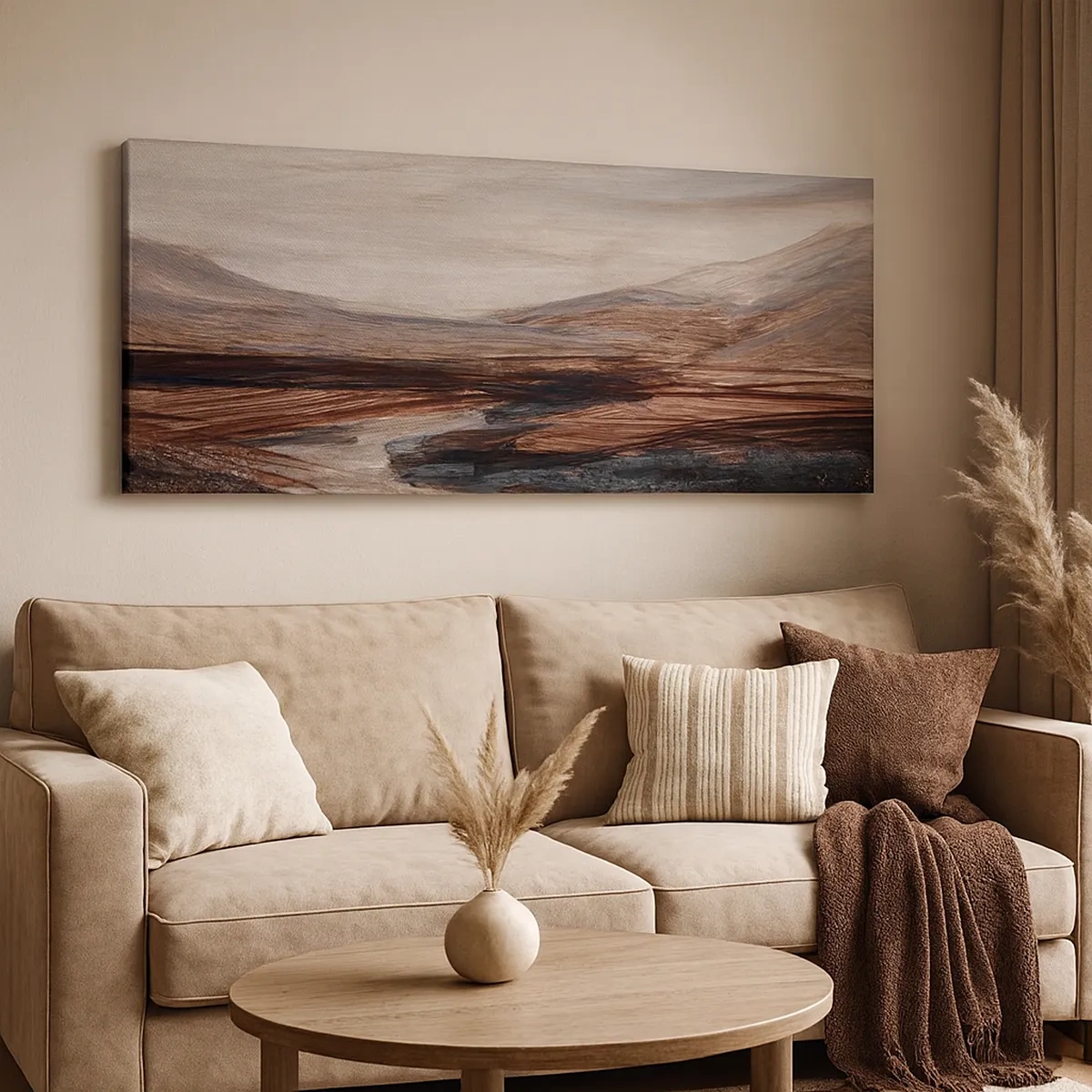 Obraz na plátně - Klidné údolí - 30x30 cm