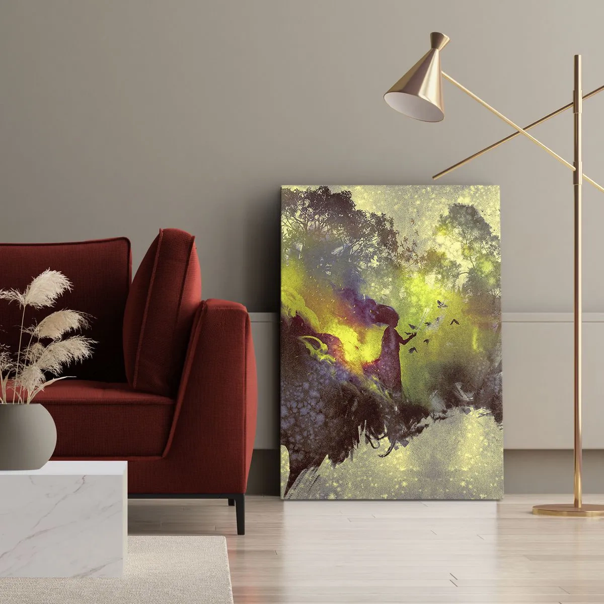 Obraz na plátně - Matka příroda - 65x120 cm