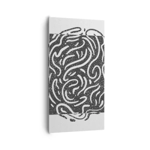 Obraz na plátně - Abstrakce: tanec radosti - 65x120 cm