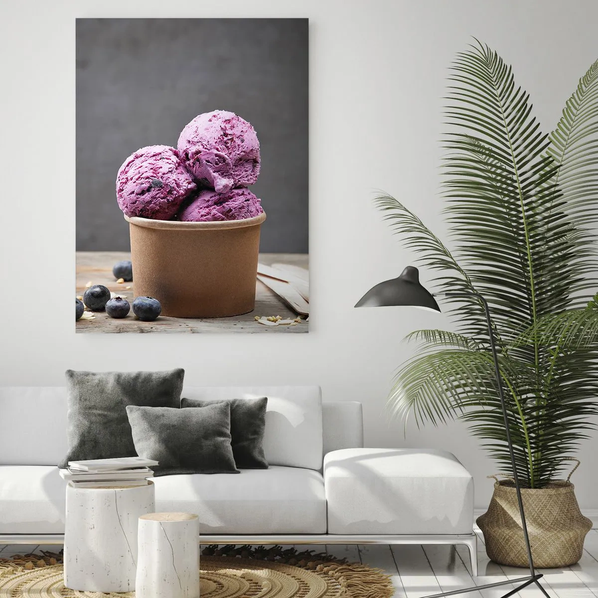 Obraz na skle - Sladkost a chlad - 80x120 cm