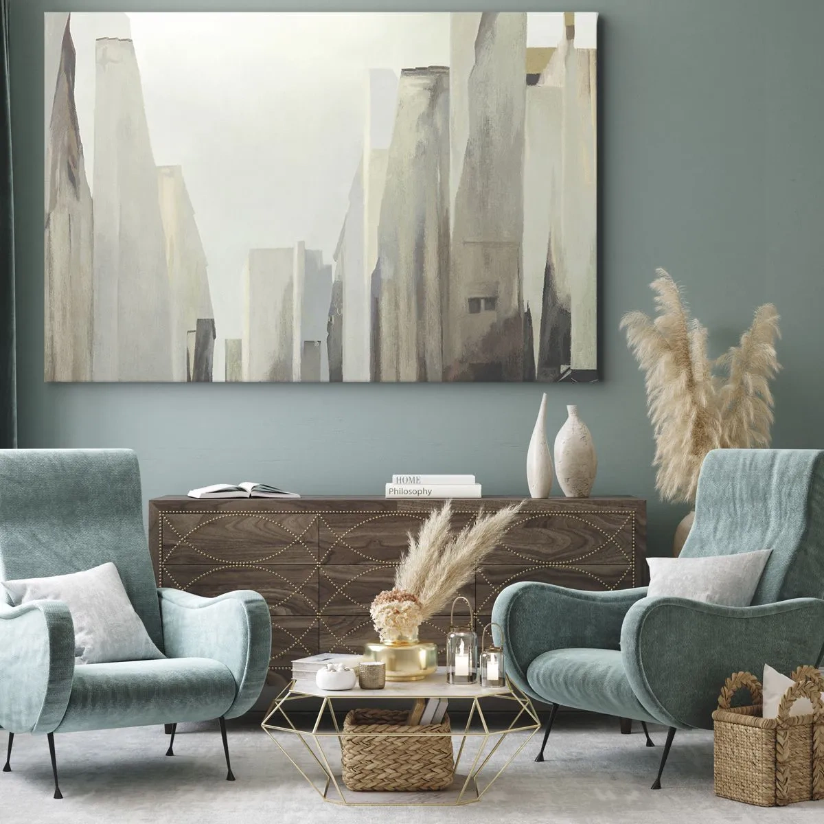 Obraz na plátně - Sen o městě - 120x80 cm