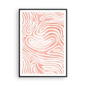 Plakát v černém rámu - V korálovém labyrintu - 70x100 cm