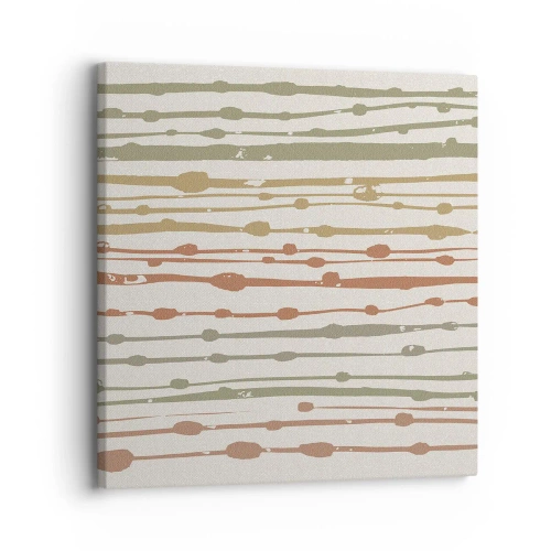 Obraz na plátně - Hudební záznam barev - 30x30 cm