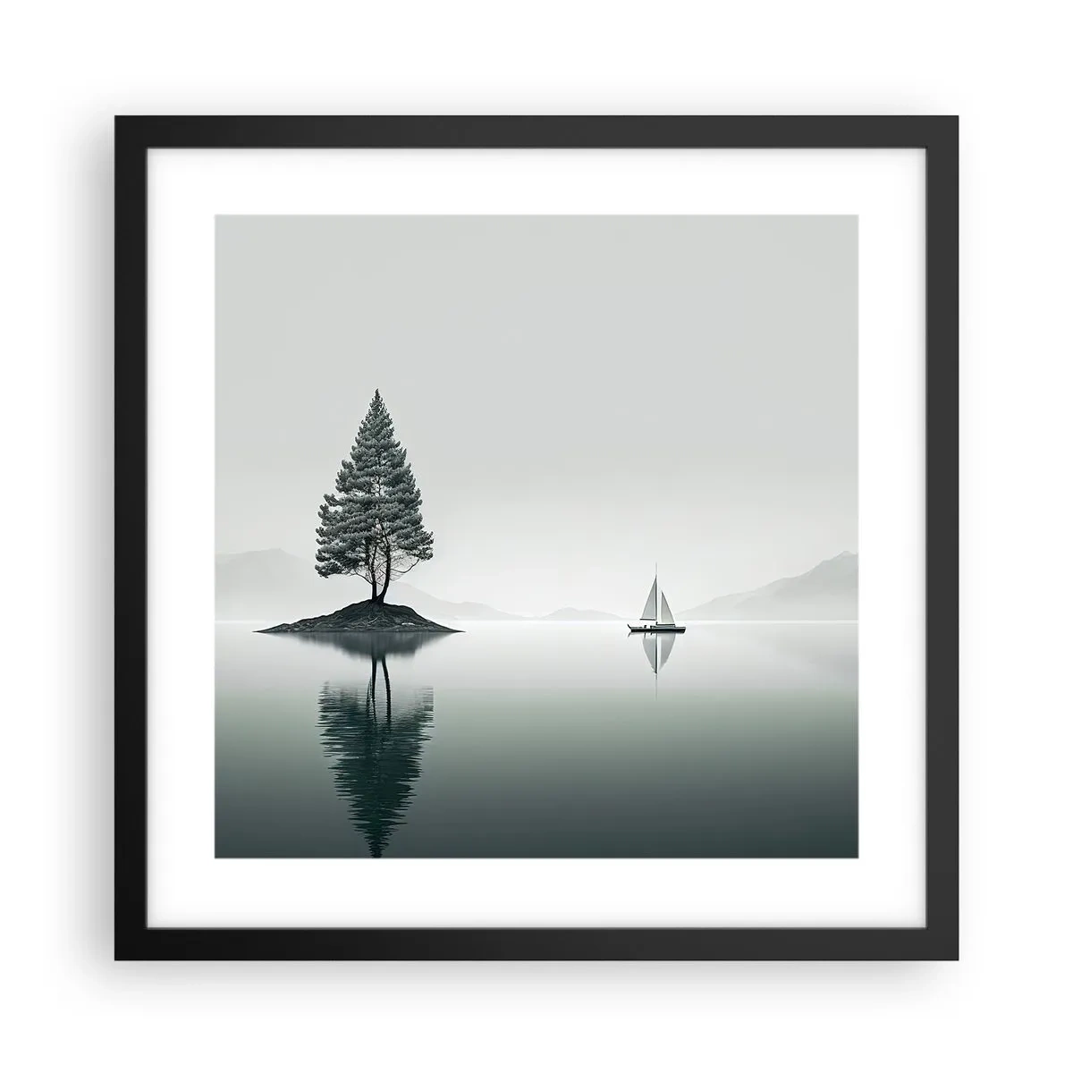 Plakát v černém rámu - Snění - 40x40 cm