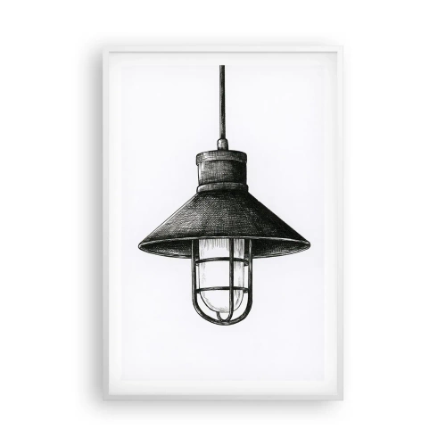 Plakát v bílém rámu - Jako před lety… - 61x91 cm