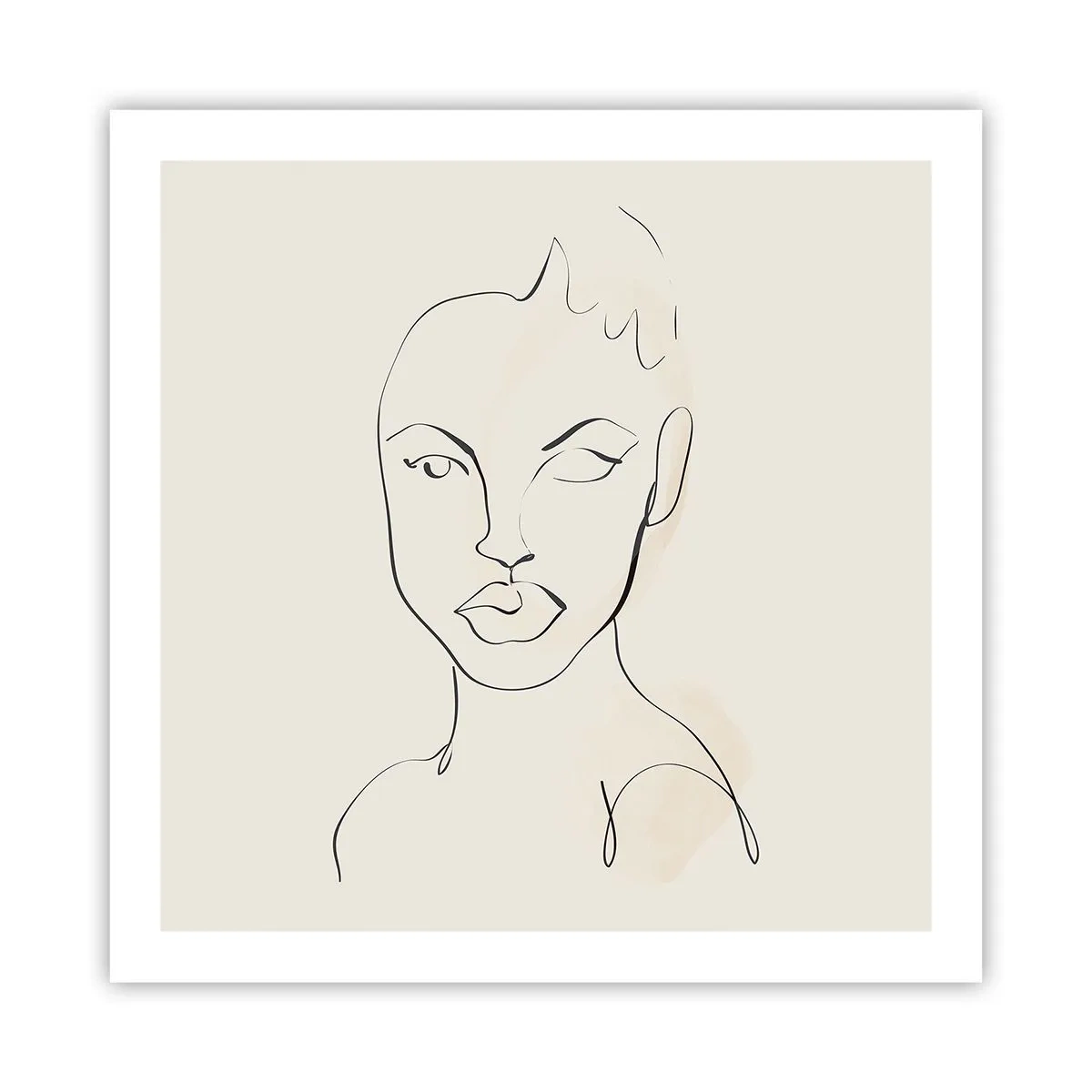 Plakát - Obrys smyslnosti - 60x60 cm