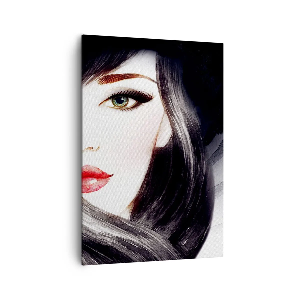 Obraz na plátně - Safírový pohled - 70x100 cm