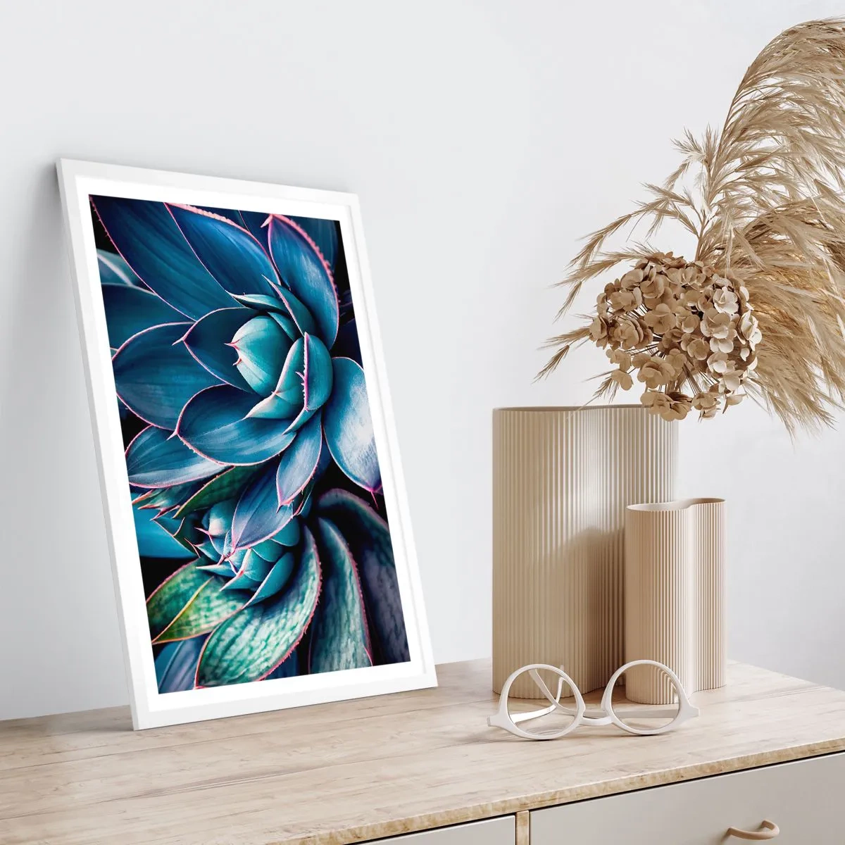 Plakát v bílém rámu - Vitální síla - 30x40 cm