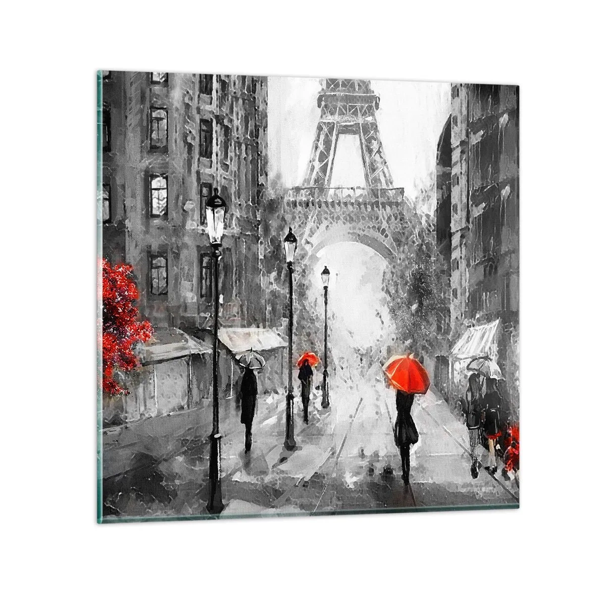 Obraz na skle - Všechny cesty vedou k ní - 30x30 cm