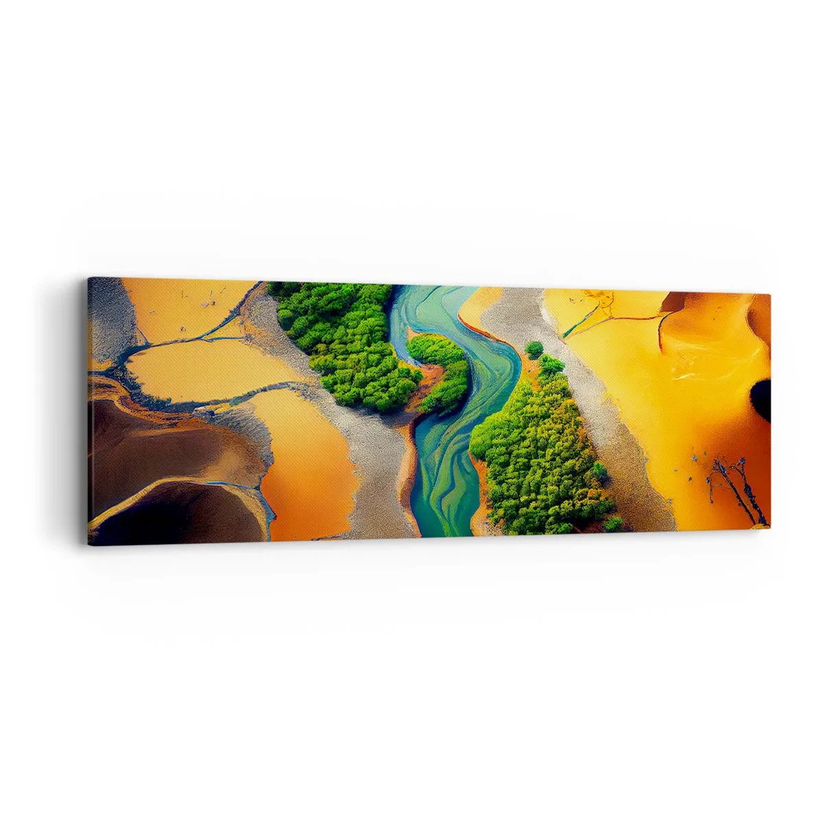 Obraz na plátně - Životodárná řeka - 90x30 cm