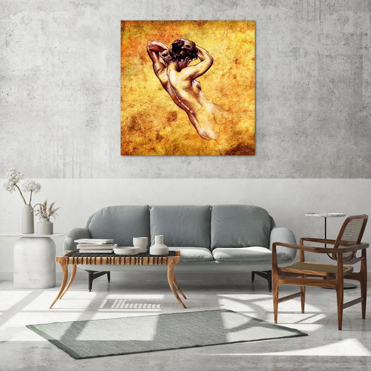 Obraz na skle - Odhalené, ale stále tajemství - 30x30 cm