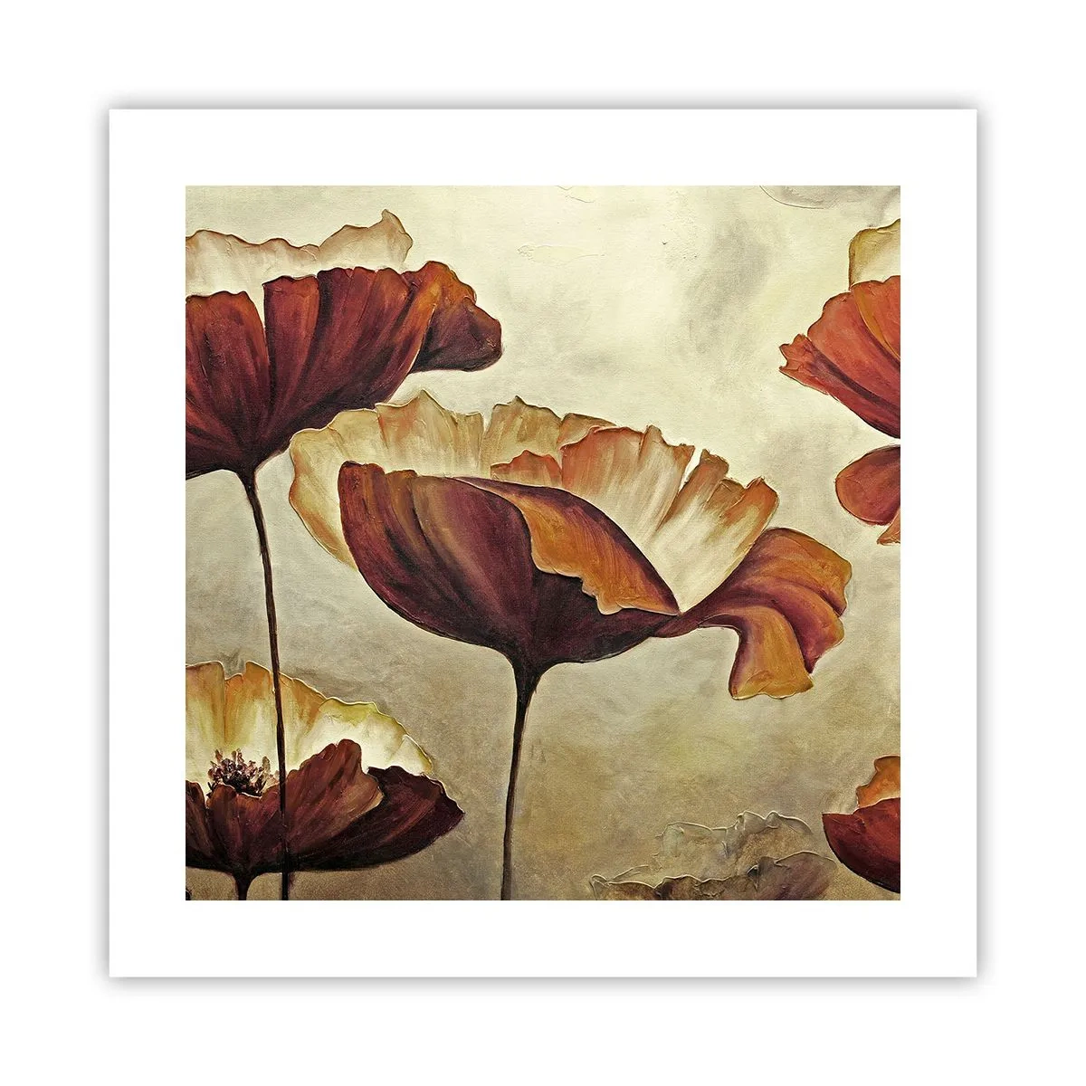 Plakát - Lán louky - 40x40 cm