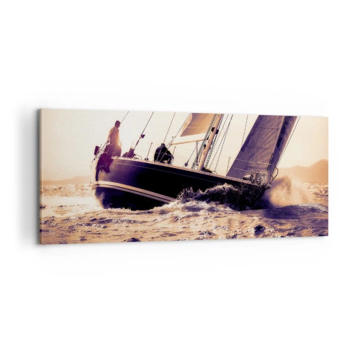 Obraz na plátně - Pluj námořníku - 100x40 cm