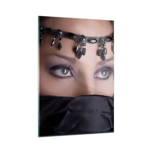 Obraz na skle - Orientální svůdné tajemství - 50x70 cm