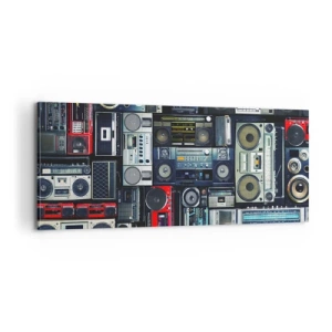 Obraz na plátně - Stesk po 80. letech - 100x40 cm