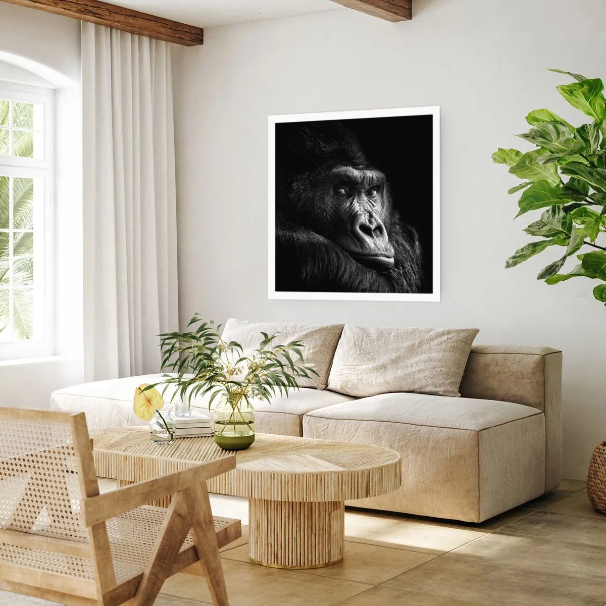 Plakát - Na co tak koukáš? - 60x60 cm