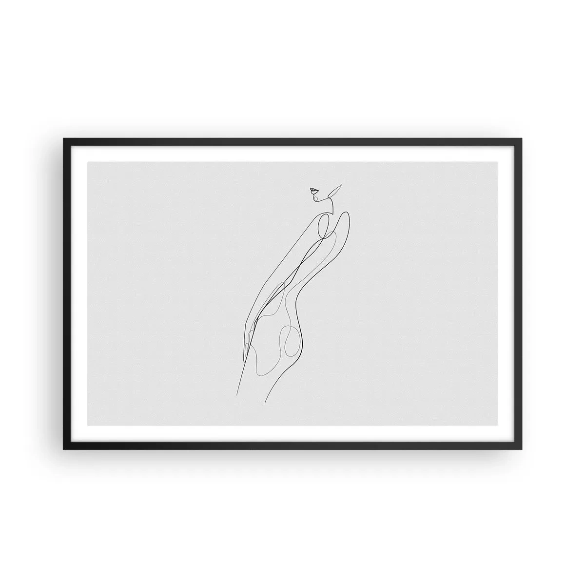 Plakát v černém rámu - Pouze slib - 91x61 cm