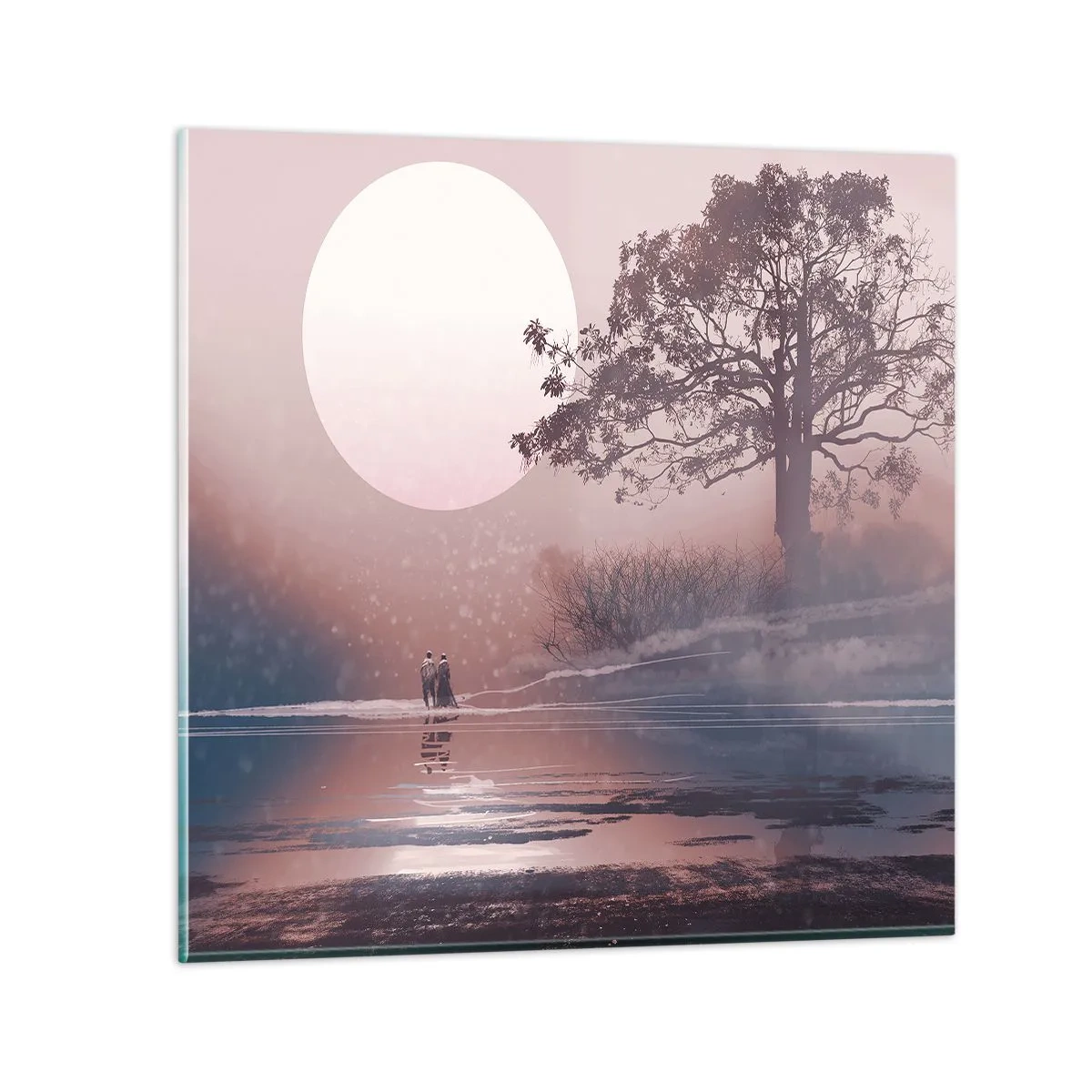 Obraz na skle - Noční zázraky - 60x60 cm