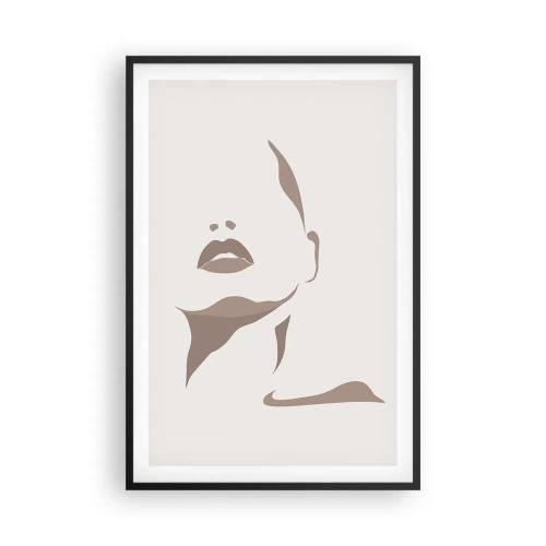 Plakát v černém rámu - Stvořená ze světla a stínu - 61x91 cm