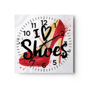 Nástěnné hodiny - Láska má více podob - 30x30 cm