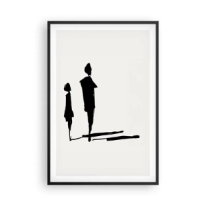 Plakát v černém rámu - Určitě spolu? - 61x91 cm