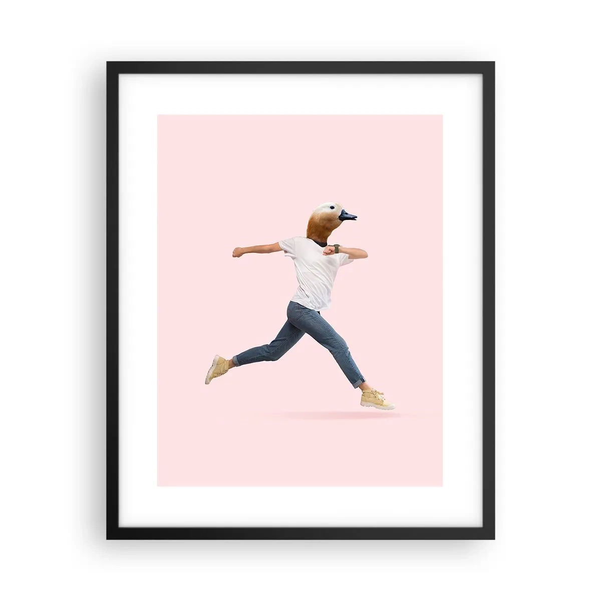 Plakát v černém rámu - Špetka absurdity - 40x50 cm