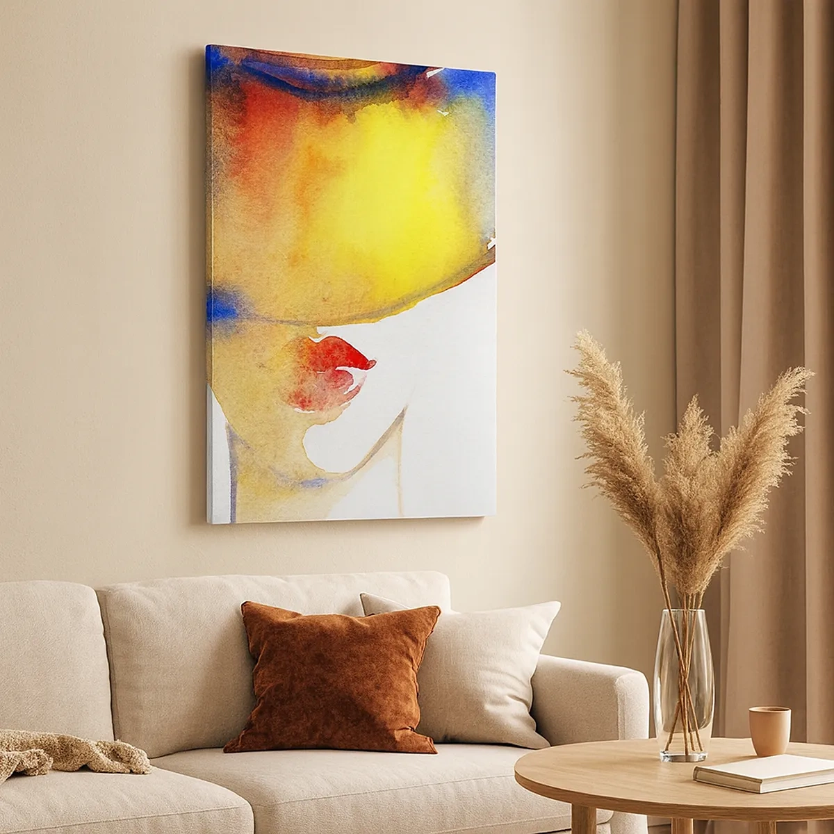 Obraz na plátně - Portrét dámy    - 50x70 cm