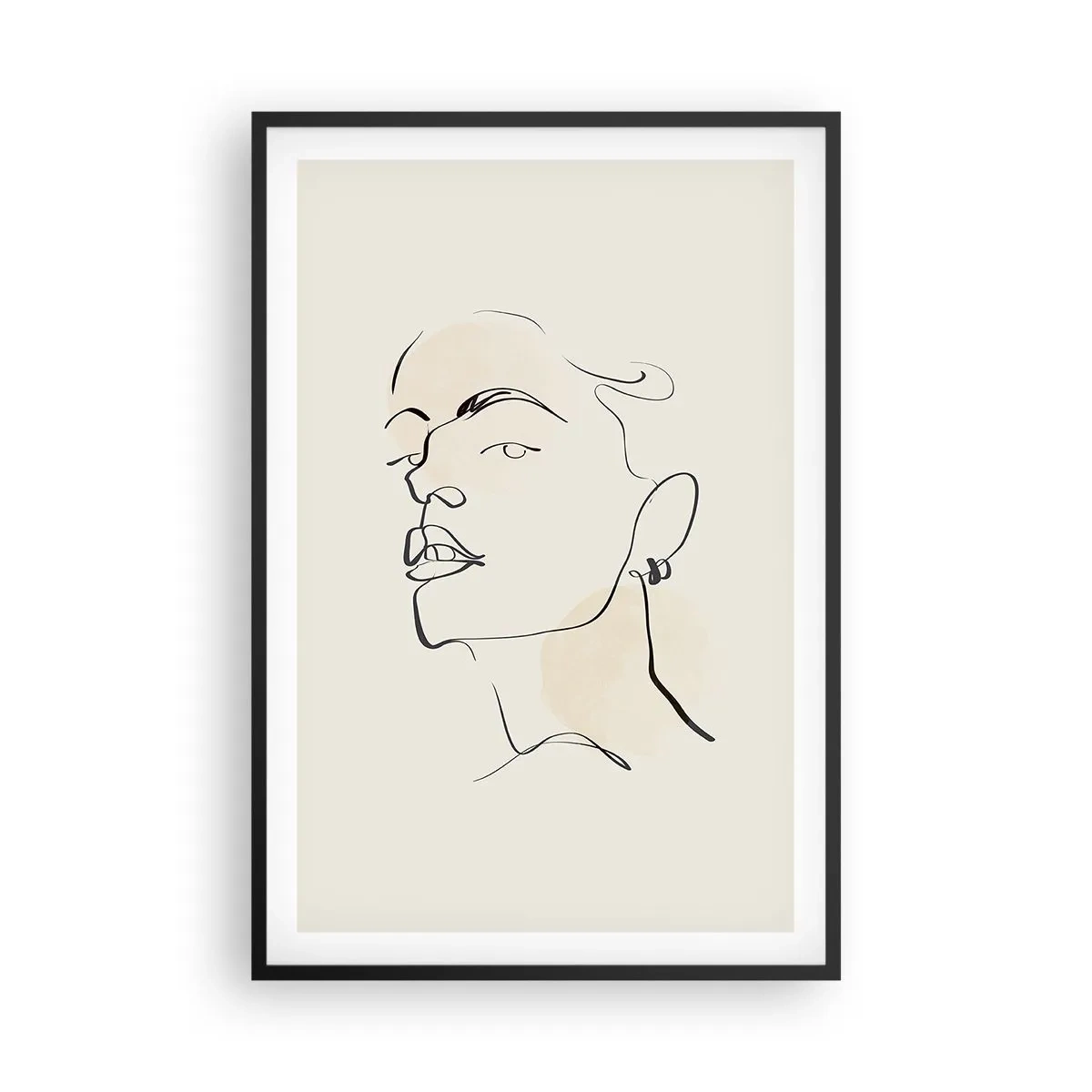 Plakát v černém rámu - Hrdý pohled - 61x91 cm