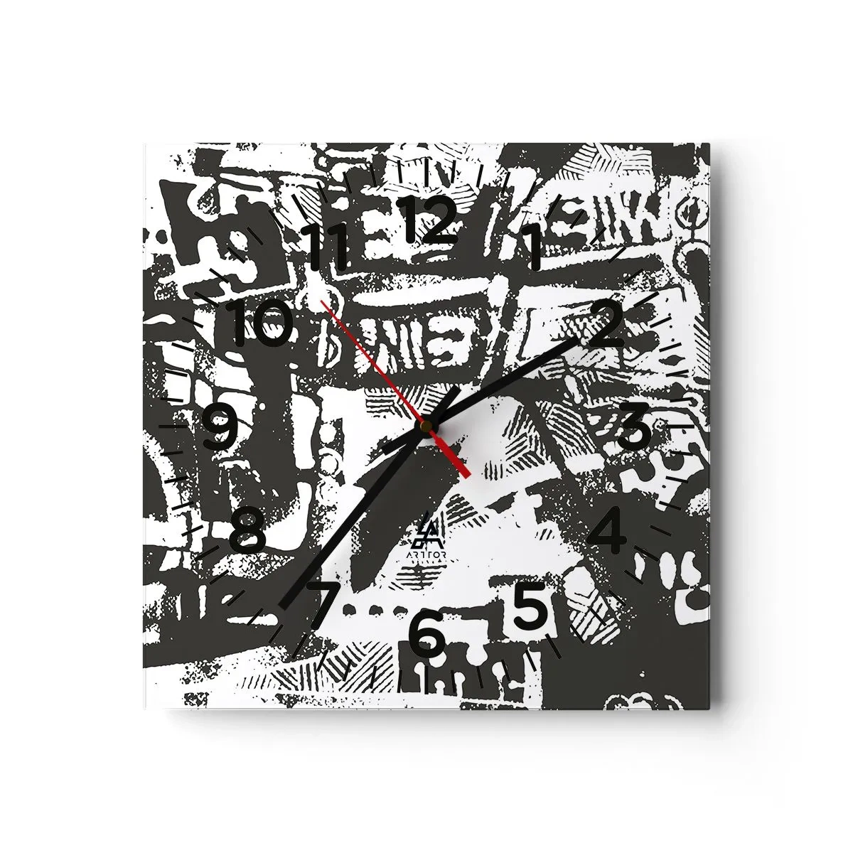 Nástěnné hodiny - Pořádek nebo chaos? - 40x40 cm