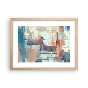 Plakát v rámu světlý dub - Dostat se ke světlu - 40x30 cm