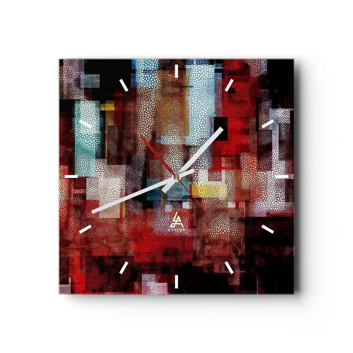 Nástěnné hodiny - Chaos a zmatek - 30x30 cm
